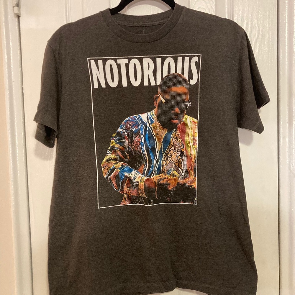 Vintage Notorious BIG Graphic Print T-shirt Size M